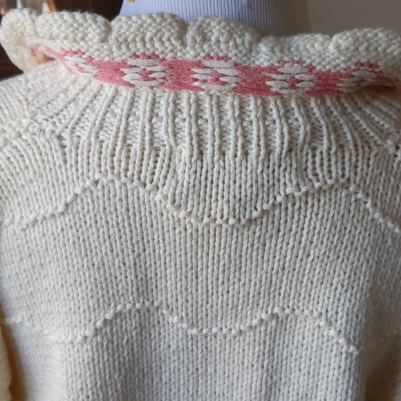Cotton cable sweater - Picture 6 of 14